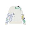 Fila X V&A Museum Floral Pattern Crew Neck Pullover Sweater Women Sweater F11W418402F-ZA