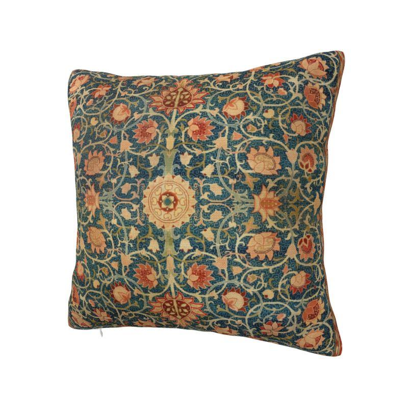 Luxury Holland Park William Morris Carpet Print Sofa Cushion Cover Velvet Floral Pattern Pillow Case Home Decorative