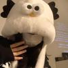 Cute Funny Plush Hat Women's Winter Warm Plush Thickened Cold-proof Furry Ear Hat New
