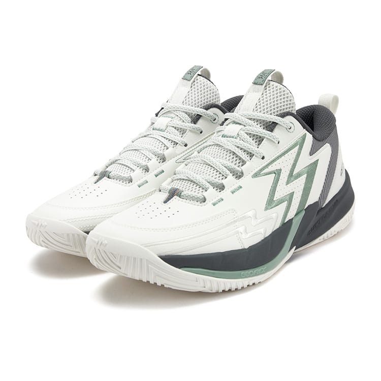 361 BIG3 Team 3.0 Dämpfung, Abriebfest Niedrige Basketballschuhe Herren Weiß Rauchgrau 672531106-4
