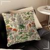 Vintage Classic Wall Art Plants Mushroom Medicine Pillow Cover For Bedroom Room And Living Room Sofa Decorative Cushion Cover