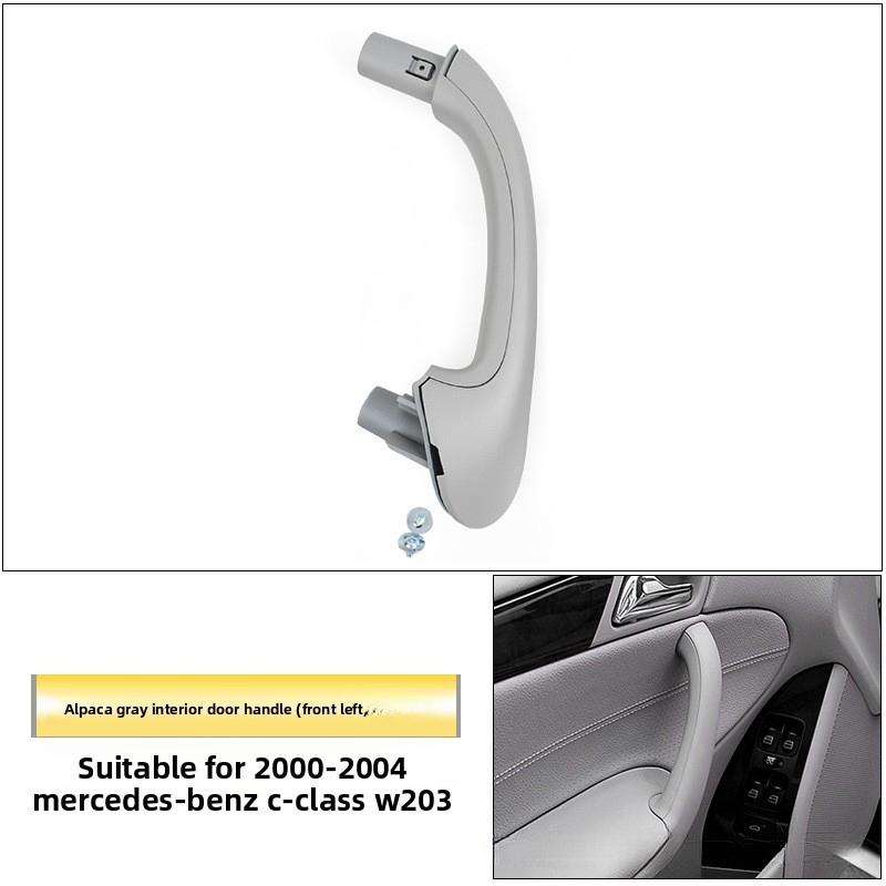Car Inner Door Handle Trim Pull Grab Panel Handle 2038101551 2038101651 for For Mercedes Benz C-Class W203  2000-2007 Fit 4-Door Sedan Only