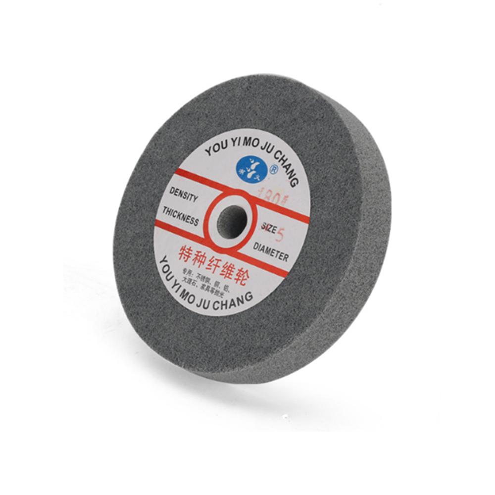 Metal Polishing Wheel 150*25mm Non-Woven Abrasive Disc Nylon Fiber 5P/7P/9P Options 120# 180# 240# 320# for Polishing Operations
