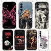 L-Lady G-Gaga Frosted Non-Slip Full Cover Case For Samsung Galaxy S25 S24 S23 S22 S21 S20 Ultra Plus 5G