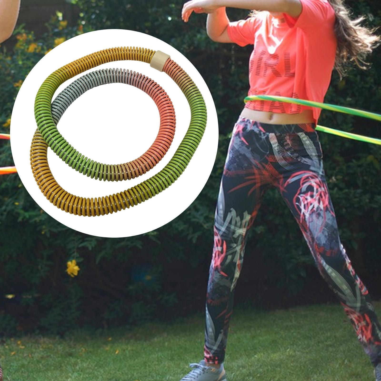 

Складной фитнес-обруч утяжеленный для живота, универсальное оборудование для упражнений, мягкий круг для семьи