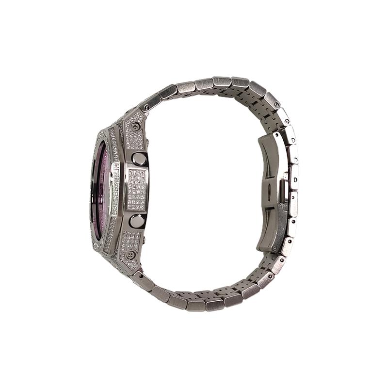 Casio Customized Watch Modified Series Farmer Oak Stainless Steel Case Waterproof 200 Meters GA-2100SKE-7A Modified-ste GA-2100SKE-7A