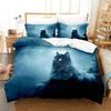 Anime Cute Artistic Cat Bedding Set Duvet Cover Bed Set Quilt Cover Pillowcase Comforter King Queen Size Boys Adult Bedding Set
