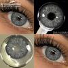 Natural Color Contacts Lenses for Eyes 1 Pair Colorful Beautiful Pupil Blue Colored Lenses Brown Eyes Contact