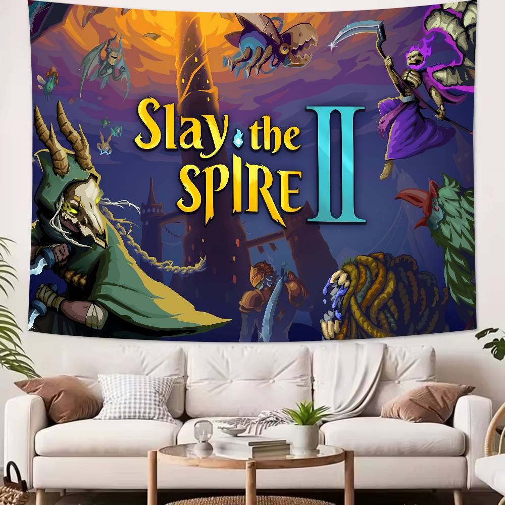 Popular New Video Gaming Cool Slay the Spire 2 Tapestry Decoration Bedroom Dormitory Background Cloth Holiday Home Club Tapestry