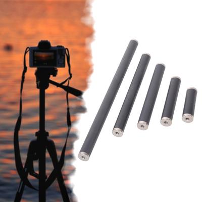 Industrial Double Female Thread Camera Rod 1.9cm Diameter Metal Adapter For Tripod Microphones Telescope Mount