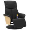 VidaXL Fauteuil Inclinable de Massage Repose-pieds, Chaise de Relaxation avec Dossier, Siège avec Accoudoirs Salon, Moderne, 356637