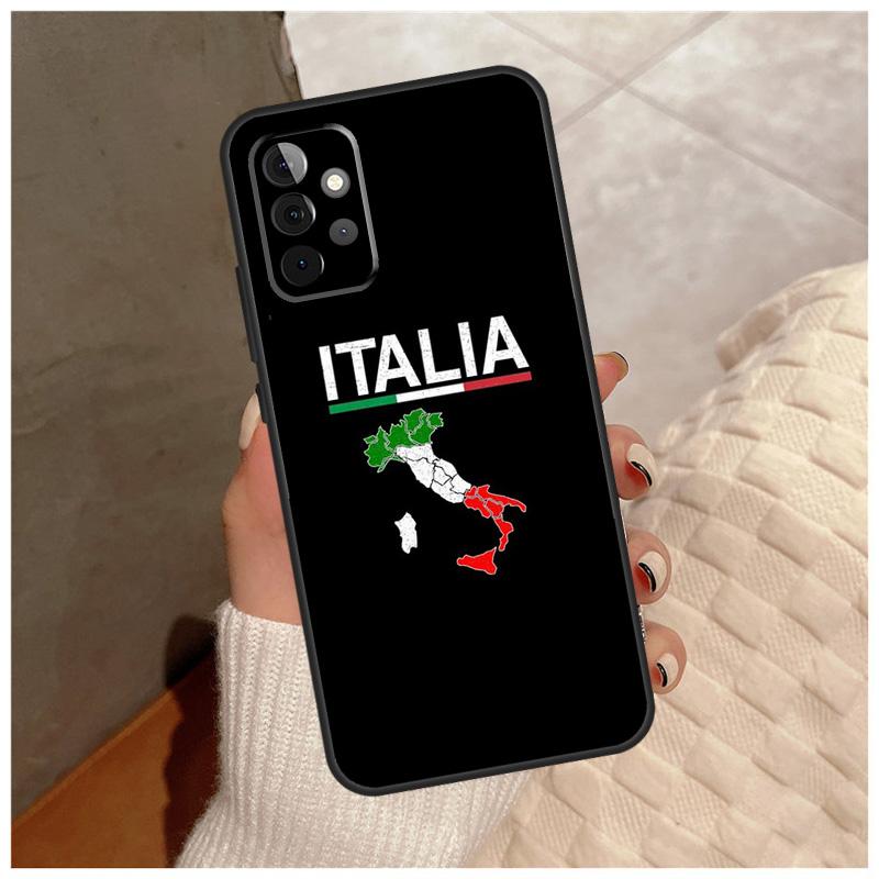 Cover Bandiera Italia per Samsung Galaxy A15 A35 A55 A32 A12 A22 A52 A06 A54 A34 A14 A56 A36 A26 A16 A13 A53