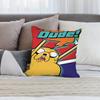 Anime A-Adventure Time Pillow Case Short Plush Double-sided Print Square Throw Pillow Covers Sofa Home Cushion Decor