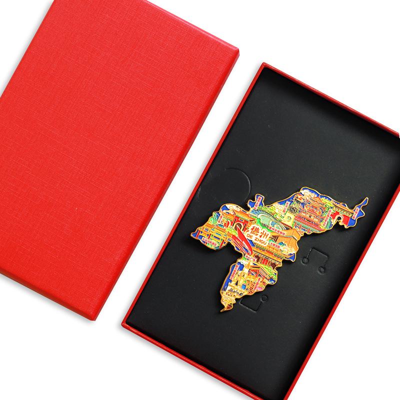 Binzhou Gelber Fluss Turm Magnet, Haifeng Pagode & Zhonghai Park. Kulturtourismus-Geschenk.