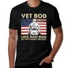 Vet Bod Like Dad Bod But With More Knee Pain TShirt All Match Print Short Sleeve Top TShirt