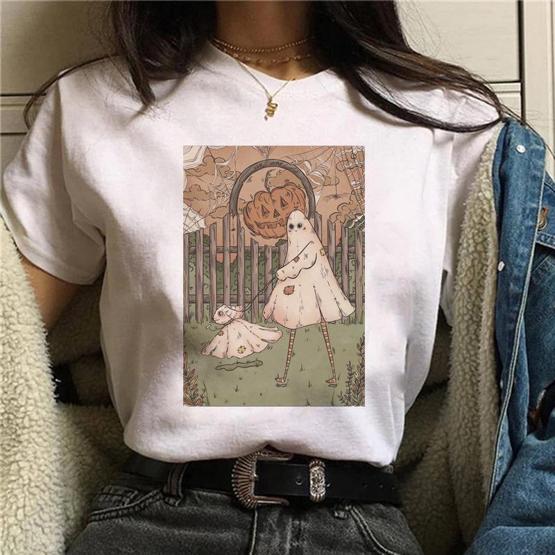 Tarot Cat Print Tshirt Summer Fashion Casual Womens Top Retro Style Graphic T Shirts  Tops  Harajuku  Aesthetic Clothes