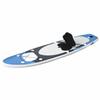 VidaXL Inflatable SUP Board Set Paddleboard Surfboard Paddleboard Outdoor Repair Kit Blue 93385
