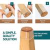 4/8/16 Pcs Round Chair Leg Protector Silicone, Chair Leg Pads, Furniture Leg Protector, Non Slip Reduce Noise Wrapped Felt Bottom
