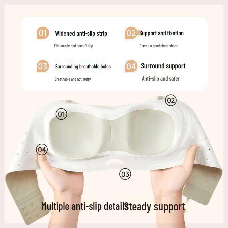 Naizhi Quality Seamless Strapless Bra - Thin, Non-Slip, Gathered, Wire-Free Invisible Design for Women