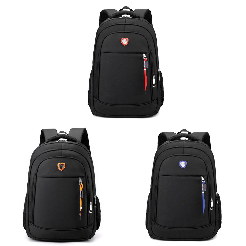 Oxford Cloth Student Backpack With Large Capacity And Breathable Design For School And Travel