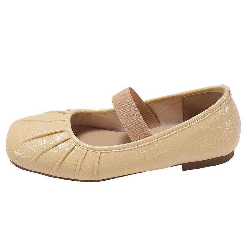 

Мода Женские Балетки Лоферы Балетки Сандалии 2025 Летний Дизайнер Новая Повседневная Кожаная Обувь Ретро Женская Обувь Спорт Mujer Zapatos 39 жёлтый