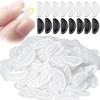 10/60pcs Silicone Adhesive Nose Pads for Glasses Non-slip Transparent Eyewear Replacement Accessories