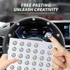 CSC1 2/5/10pcs Car Lock Keyhole Stickers Door Lock Protect Car Stickers For Mercedes Benz B/C/E/S Class A Class C200L GLC GLE CLA