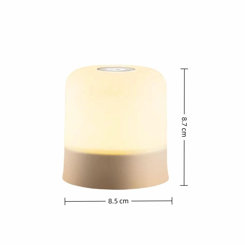 Creative Touch screen LED Night Light Bedroom Decor Soft Light Touch Night Lamp Gift USB Rechargeable Table Lamp Bedroom