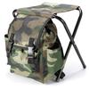 MUQZI Sports Accessory Portable Outdoor Camouflage Folding Chair Backpack Camping Fishing Accessories