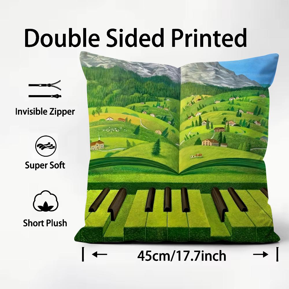 Popular Fashion Brand Mulgil Kim Cushion Cover Soft & Easy-Wash Pillow Case – Versatile For Couch, Bed, Travel And Office