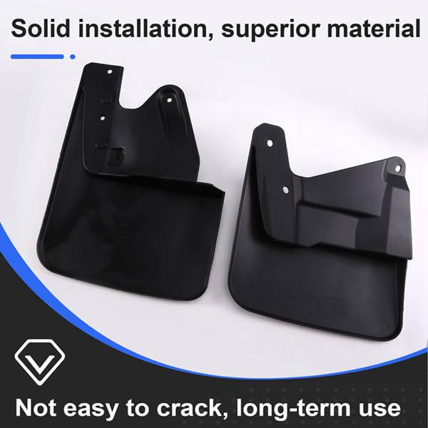 Black Plastic Car Mud Flap Set for 2023-2025 Feng