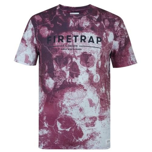 Firetrap Mens Sub All-Over Print T-Shirt