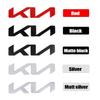 AABJA1 13cm 15cm 17.1cm 21.1cm Car Letter Front Head Hood Bonnet Emblem Rear Tail Bumper Trunk Sticker Badge Styling For KIA KN K5 K6