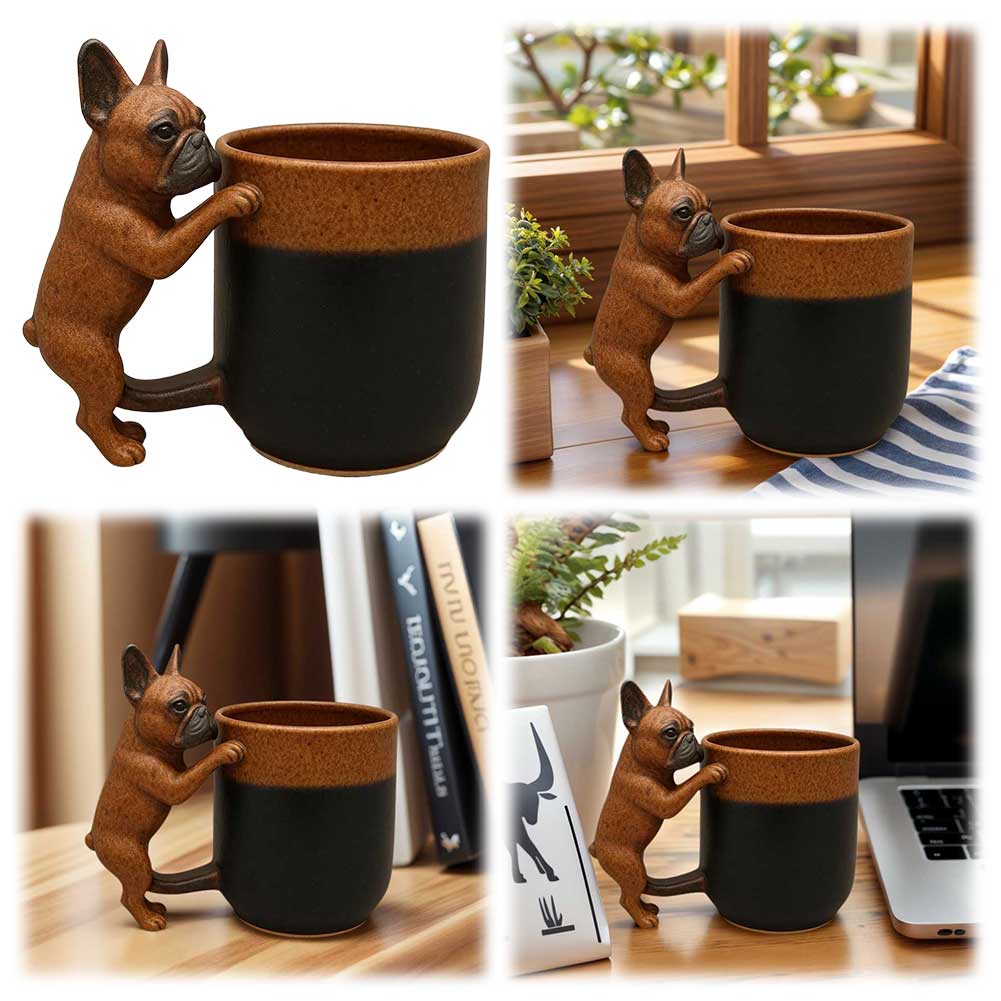 3D Animal Shape Coffee Mug Coffee Cup for Home Kitchen Living Room Office Decor