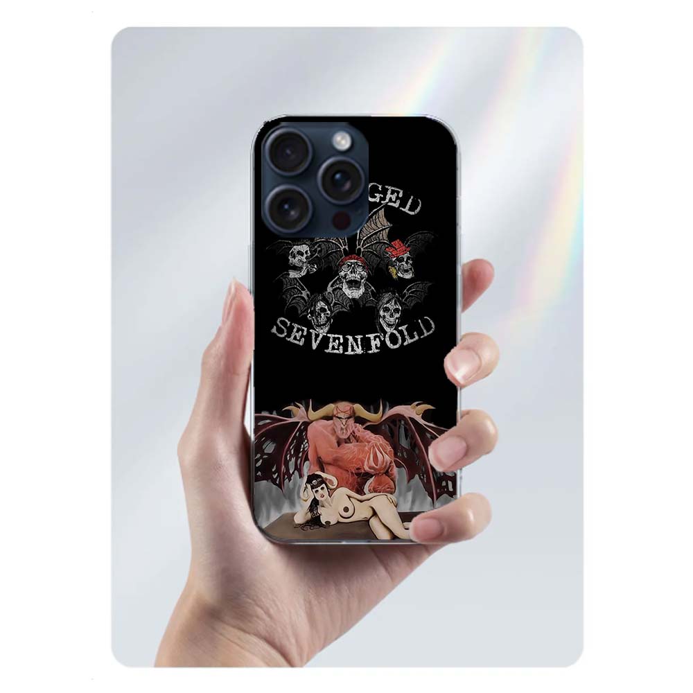 A-Avenged Sevenfold Klare Handyhülle Für Iphone 17 Air 16 Pro Max 15 Pro 14 Plus 17E 16E 11 13 12 Mini Hüllen Cases Fundas Cell T