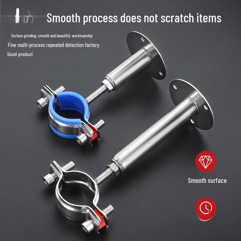 Stainless Steel Pipe Fixing Bracket Clamp for Gas and Water Pipes