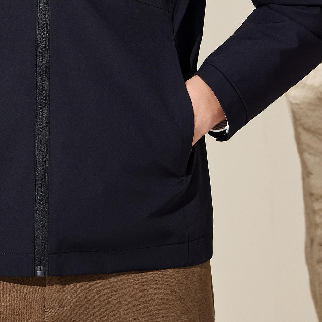 [Simple Business] Spring and Autumn Fashion Easy to Care Jacket Men's Casual Zipper Cardigan Coat