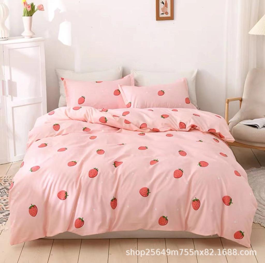 Thickened three piece and four piece bedding sets