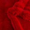 Rote Hasen-Fleece-Plüschdecke - Fleckenresistent, Dick, Kunstpelz, Luxusdecke
