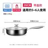 Germany 316 stainless steel pan household small uncoated frying pan non-stick pan induction cooker gas stove universal