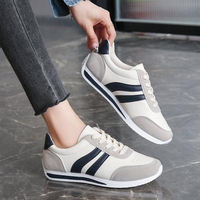 Spring, Summer, Autumn and Winter New Board Shoes Student Shoes Low-top Round Head Belt