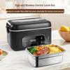 2026 Rechargeable Wireless Heated Insulated Lunch Box: No Water or Plug Needed, Large Capacity