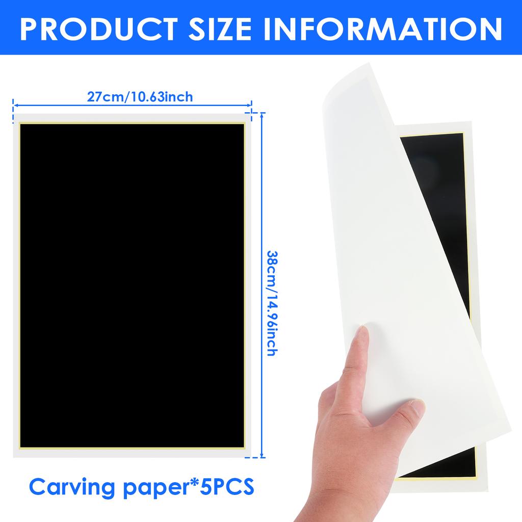 5 Stück Gravurmarkierungspapier für Lasergravurmaschine 39x27cm DIY Farb-Gravurpapier Keramik Glas Lasermarkierungspapier
