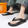 Fashion Light Weight Flat Sole Men Shoes Brown Slippers Men's Rubber Sandals Flip Flops Shower Sneakers Sport Sapatenos Funky Tensi