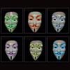 Led Light Mask V Party Cosplay Masque Mask Anonymous Guy Fawkes Mask Adult Fancy