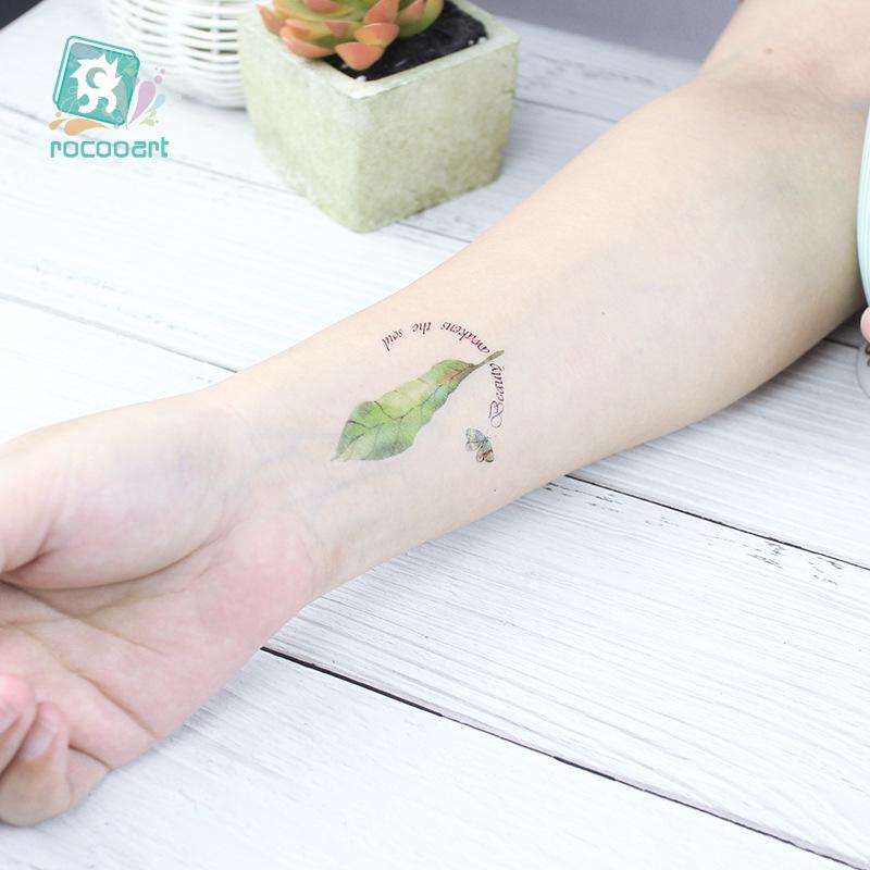 Waterproof Temporary Flower Tattoo Stickers - Fashionable, Beautiful, and Fresh Designs