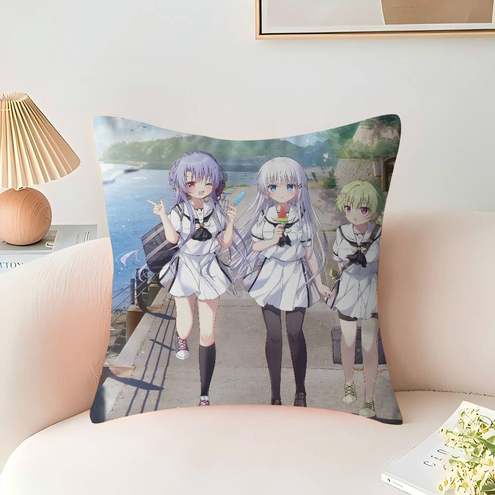 

Anime S-Summer Pockets Maple Design Cushion Cover Happy Autumn Harvest decor Holiday Decorati Pillow Cover 16x16Inch