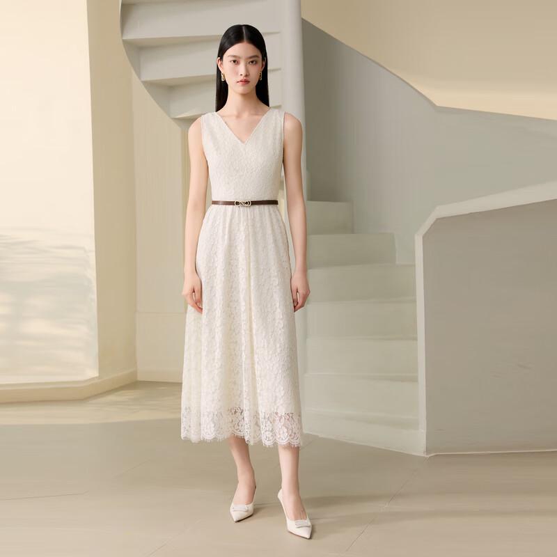 

ELLASSAY V-Neck Mid-Length Dress EWU363Y01700 L