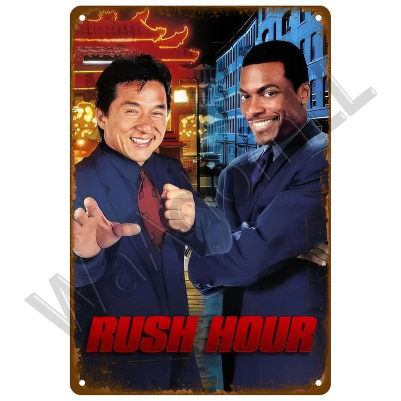 

Винтажный металлический знак Фильм Ретро жестяная вывеска Эстетическая гостиная Металлический настенный декор Украшение Кино Индустриальный Деко Фильмы Плакат 20x30cm