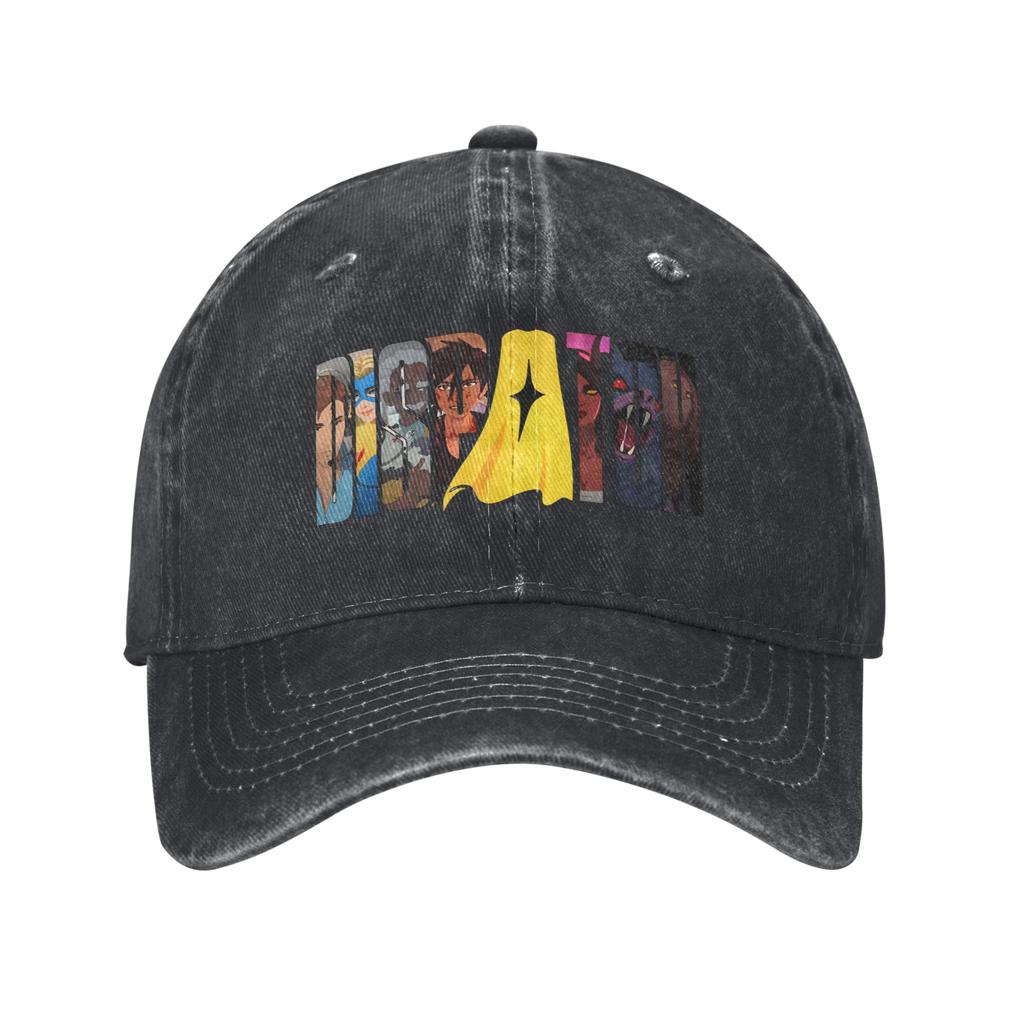 Unisex Dispatch Print Hats Classic Distressed Denim Washed  Baseball Cap Adjustable